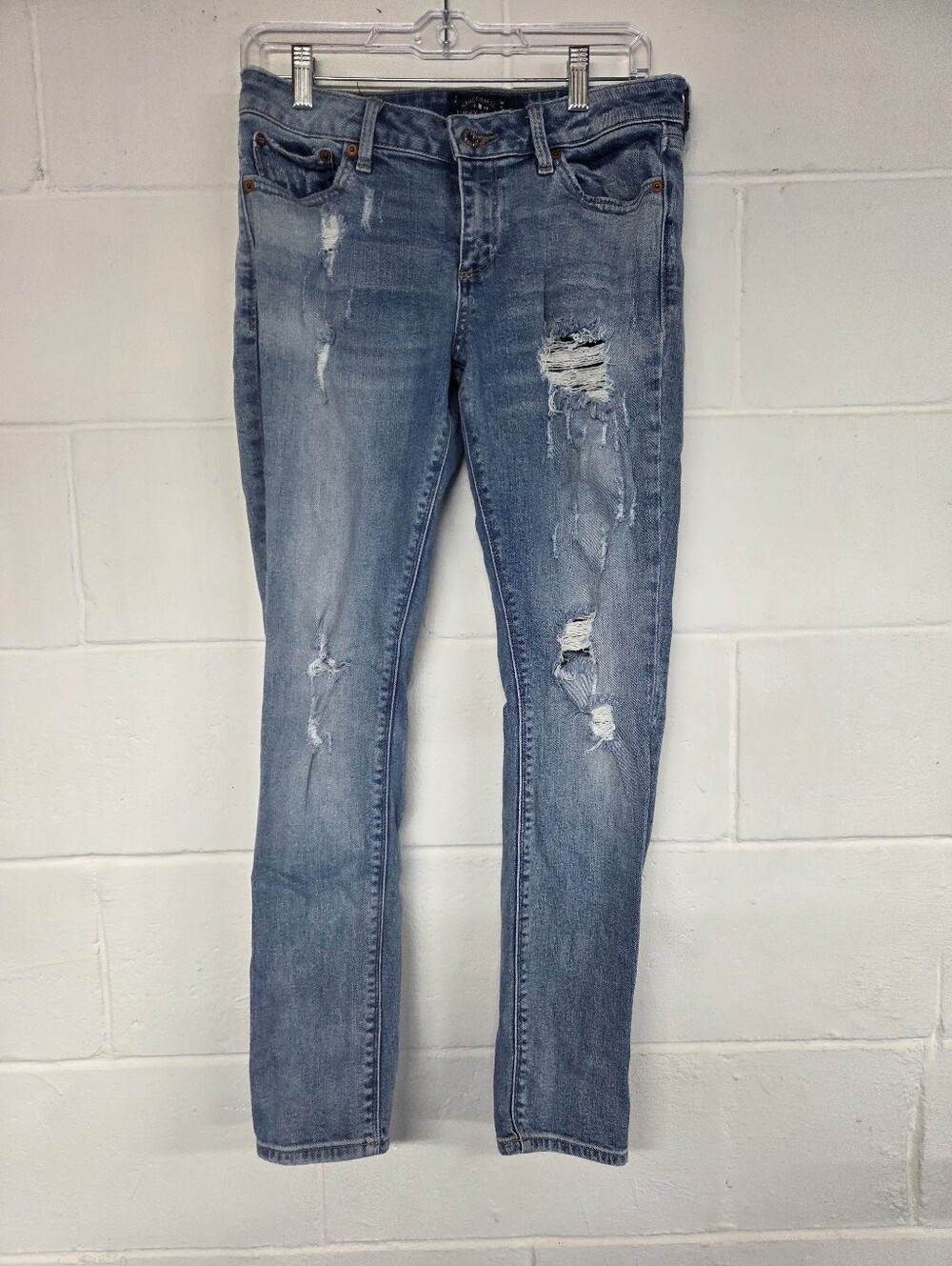 Lucky Brand Distressed Light Blue Skinny Jeans